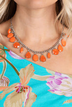 Load image into Gallery viewer, Necklace &amp; Bracelet Set- Orange
