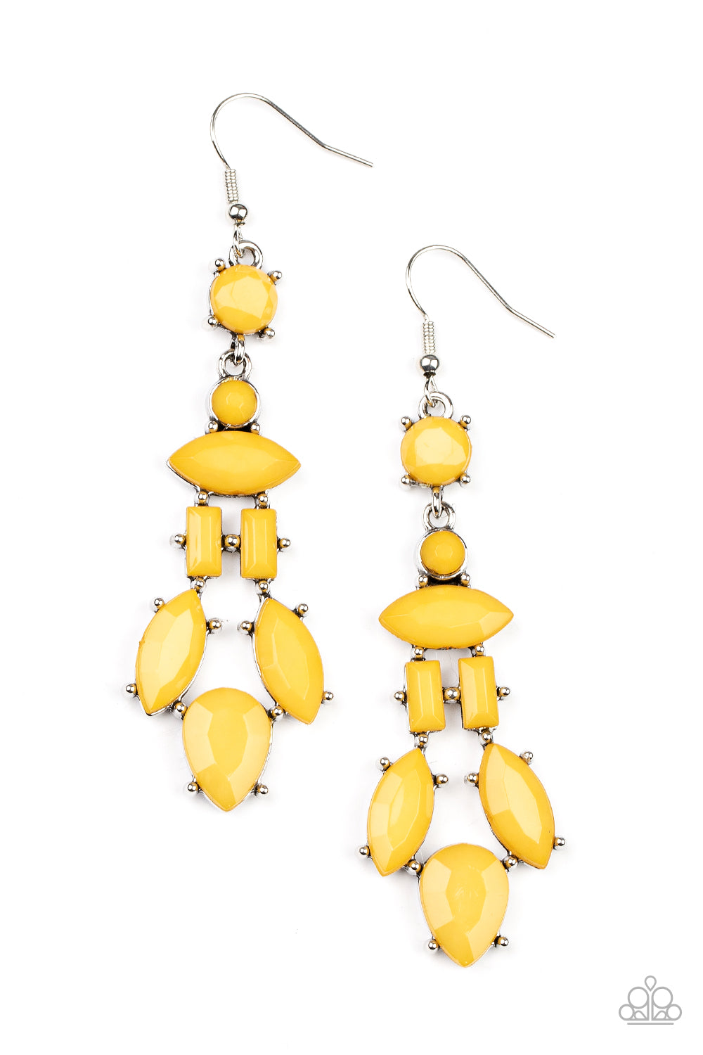 Earrings- Yellow Hanging