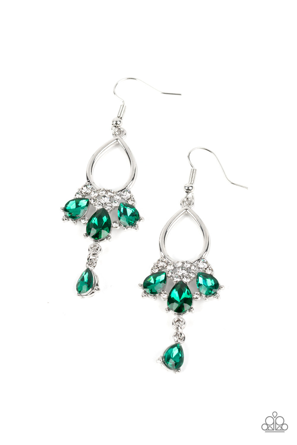 Earring- Green (hanging)