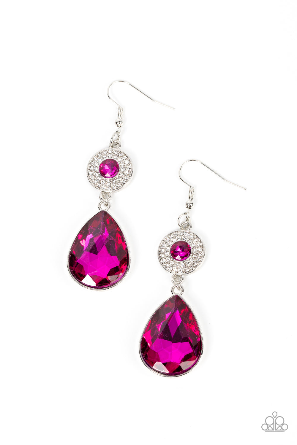 Earrings- Fuscia-Pink